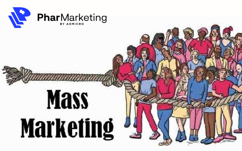 Mass marketing là chiến lược marketing đại trà